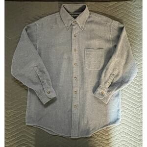 Vintage Brook Brothers Men's Herringbone Button Down Shirt - Size M